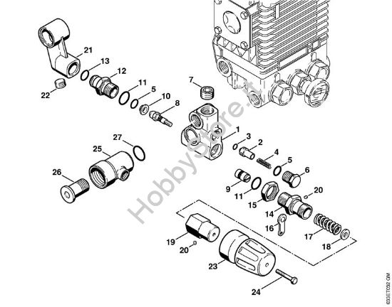 Unità  regolatrice di sicurezza    X 42 343 563 (30.2000) Idropulitrice elettrica (RE) RE 360 K PLUS della marca STIHL